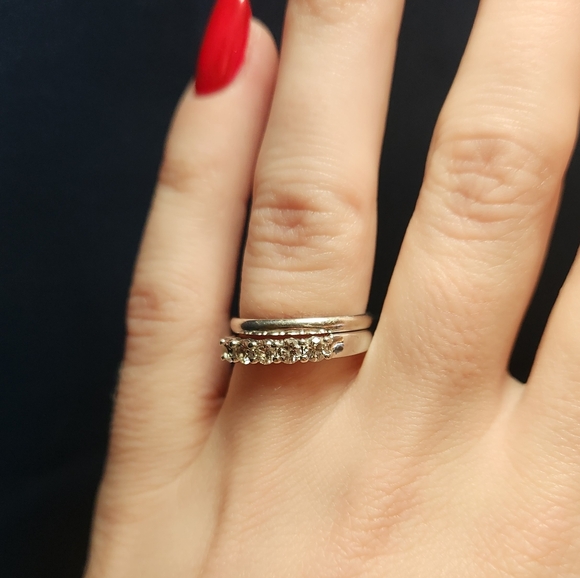 Wedding / Anniversary Ring Set - Picture 14 of 16